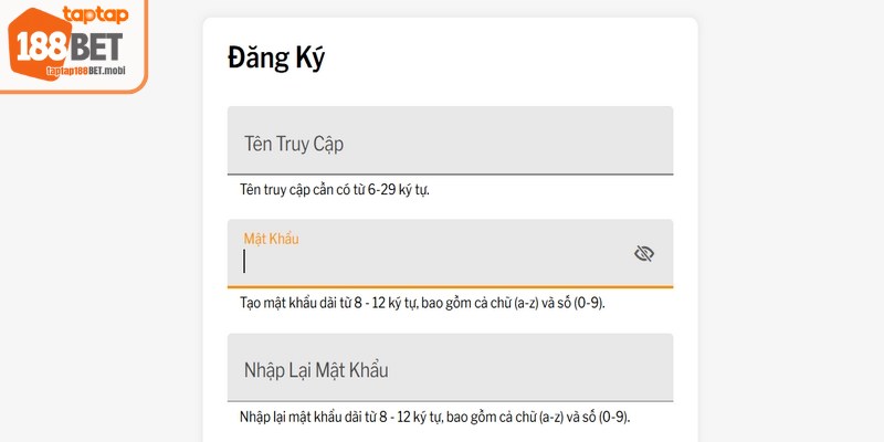 Để quá trình đăng ký 188BET diễn ra suôn sẻ, bạn nên chuẩn bị kỹ thông tin 